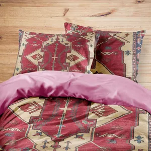 سرویس روتختی مدوپد طرح فرش هریس مدل C-Heris22 یک نفره 4 تکه