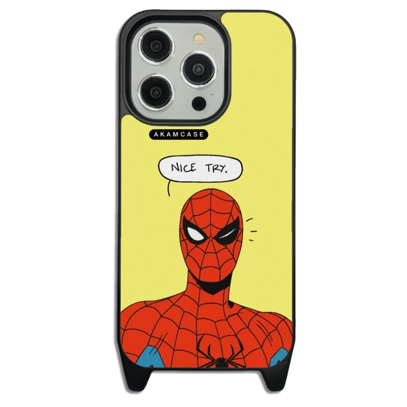 کاور آکام مدل AMCWLA14PRO-SPIDERMAN11 مناسب برای گوشی موبایل اپل iPhone 14 Pro