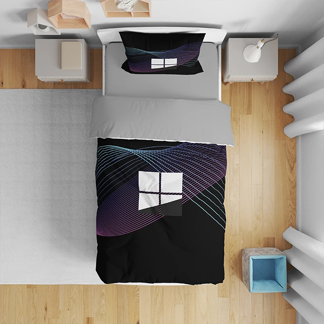 سرویس روتختی مدل ویندوز 5165 تک نفره 5 تکه