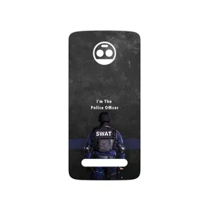 MAHOOT Police Officer Cover Sticker for Motorola Moto Z2 Force