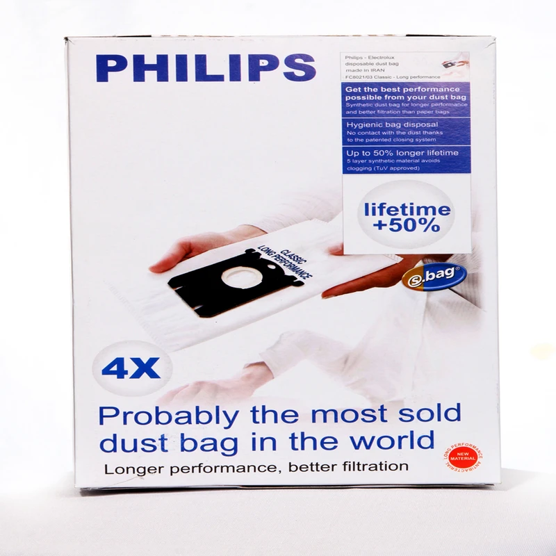 پاکت جاروبرقی کد B5 بسته 5 عددی مناسب برای جاروبرقی فیلیپس