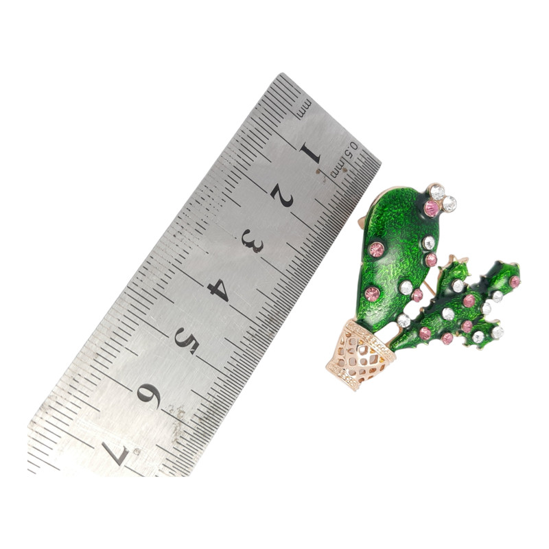 گل سینه زنانه مدل کاکتوس گل سینه زنانه مدل کاکتوس