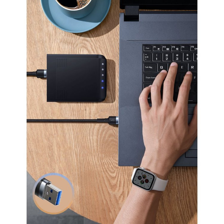 کابل تبدیل USB باسئوس مدل CADKLF-C0G طول 1 متر