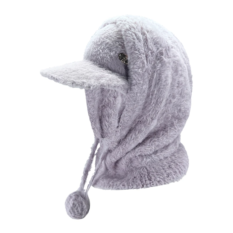 ست کلاه و شال گردن مدل موهر دو پوم کد 518