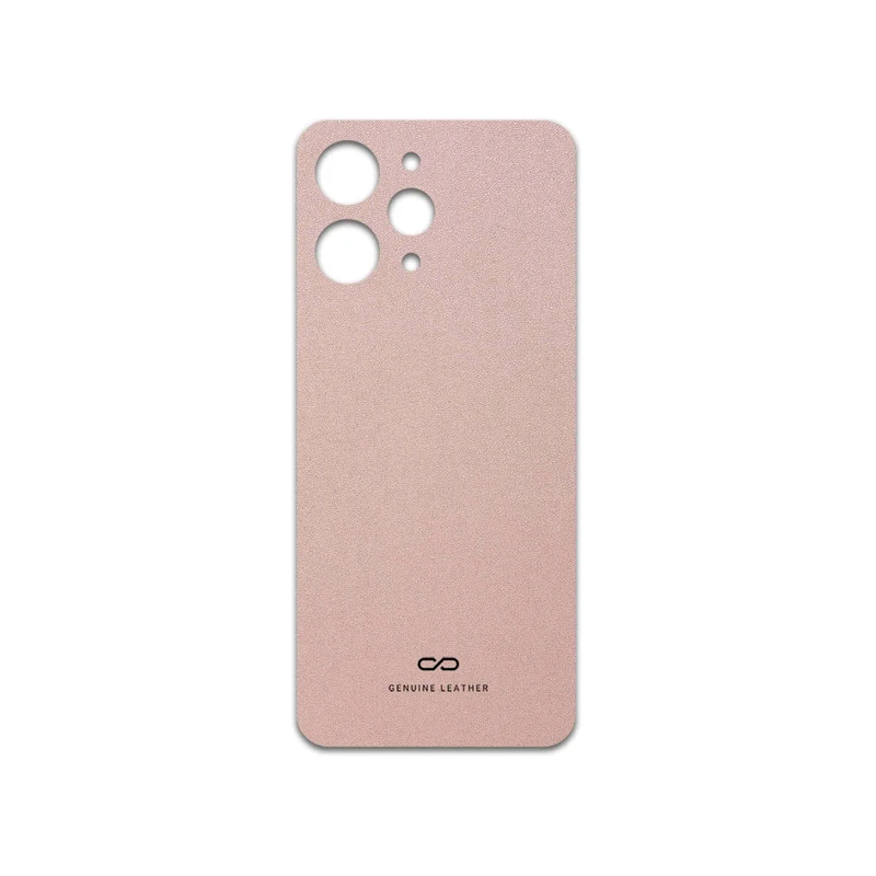 برچسب پوششی ماهوت مدل Rose-Gold-Leather مناسب برای گوشی موبایل شیائومی Redmi 12