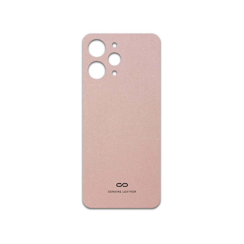 برچسب پوششی ماهوت مدل Rose-Gold-Leather مناسب برای گوشی موبایل شیائومی Redmi 12