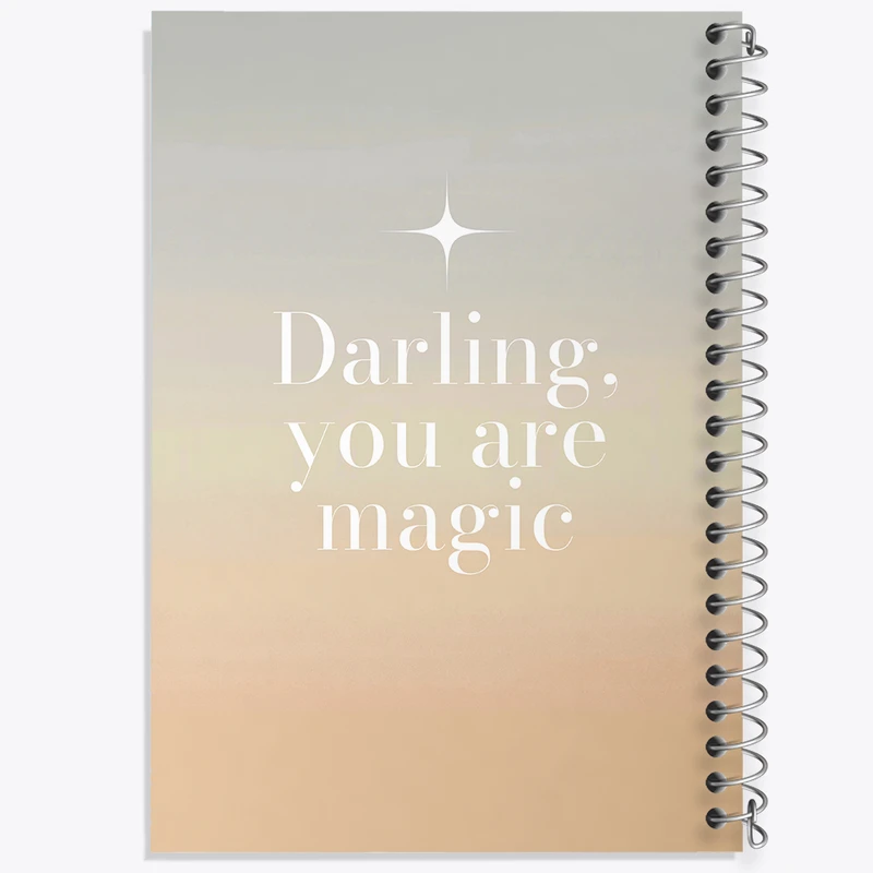 دفتر مشق 100 برگ خندالو طرح Darling You Are Magic کد N2287