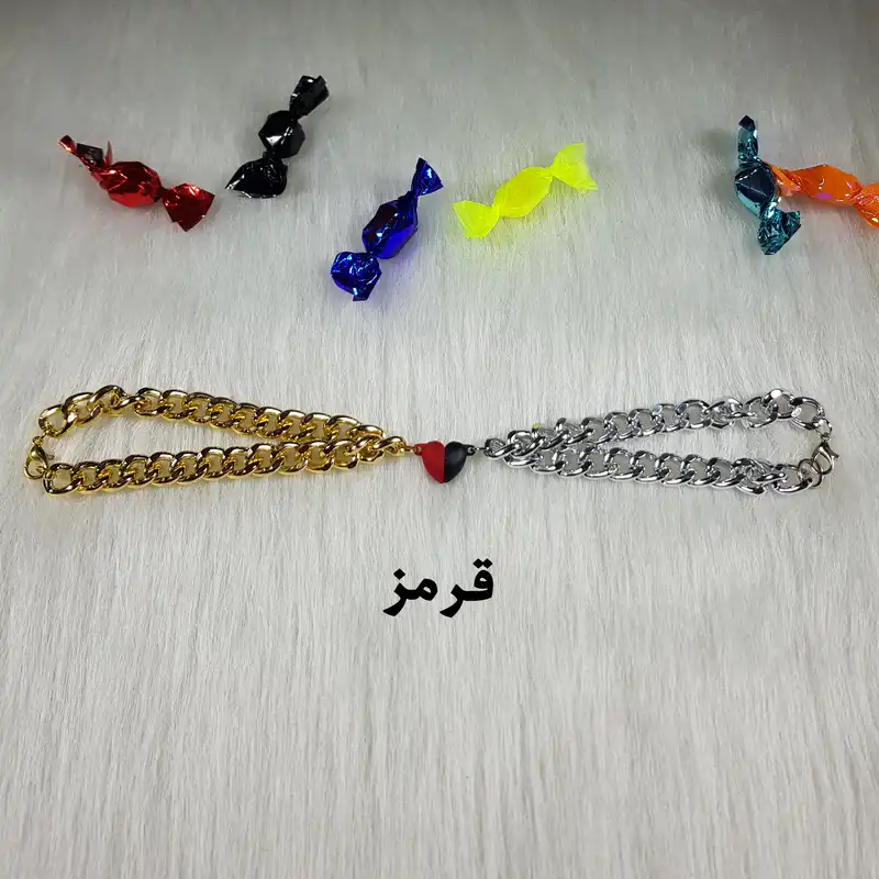 دستبند زنانه و مردانه مدل دوستي كد LV69 مجموعه 2 عددي