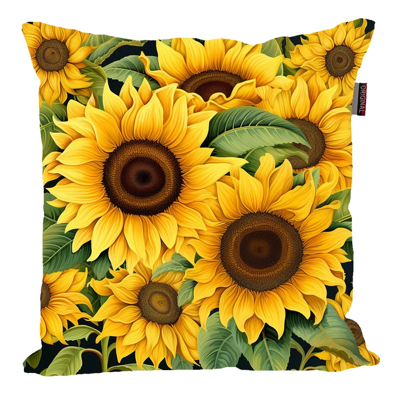 کوسن پاد آفرین مدل گل و برگ کد PK401002