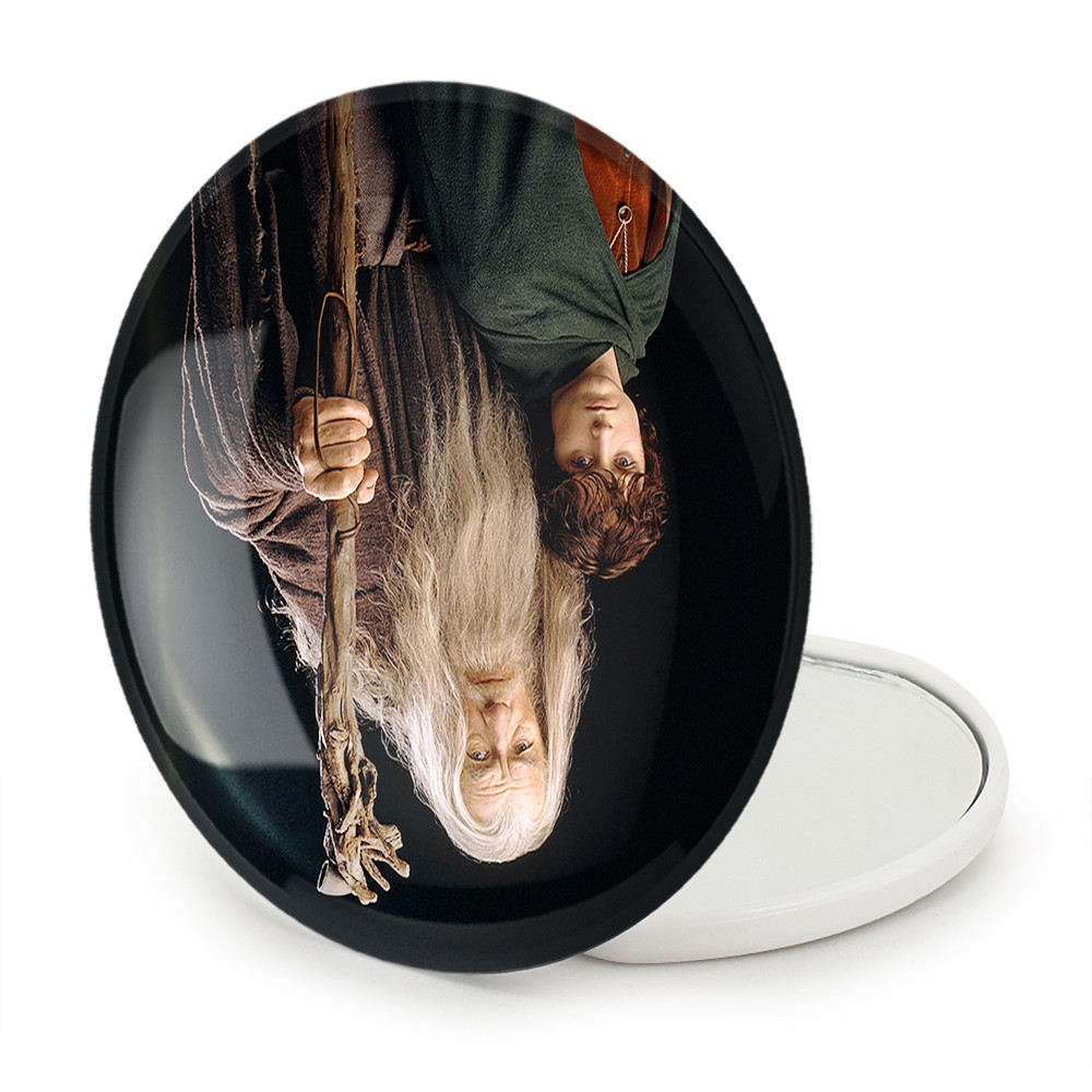 آینه جیبی خندالو طرح ارباب حلقه ها Lord of the Rings مدل تاشو کد 4563