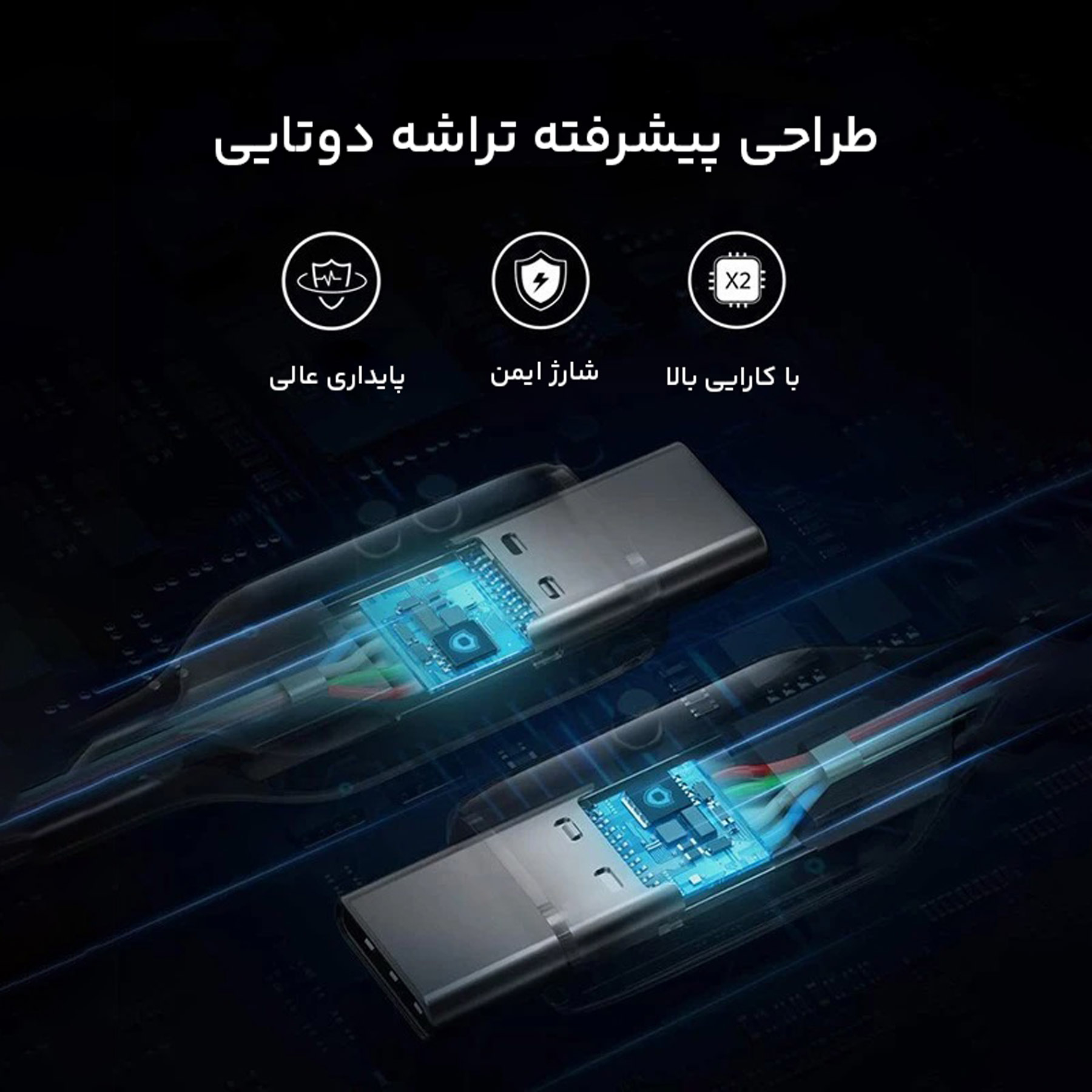 کابل USB-C به USB-C انکر مدل PowerLine III A8856 طول 1.8 متر