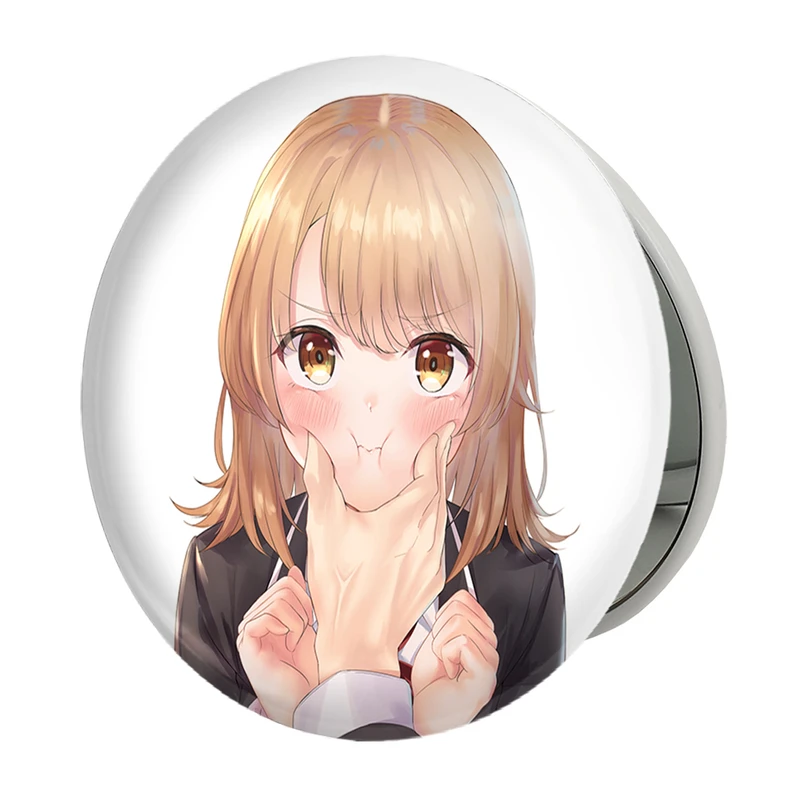 آینه جیبی خندالو طرح ایروها انیمه جوانی کمدی رومانتیک من مدل تاشو کد 32537