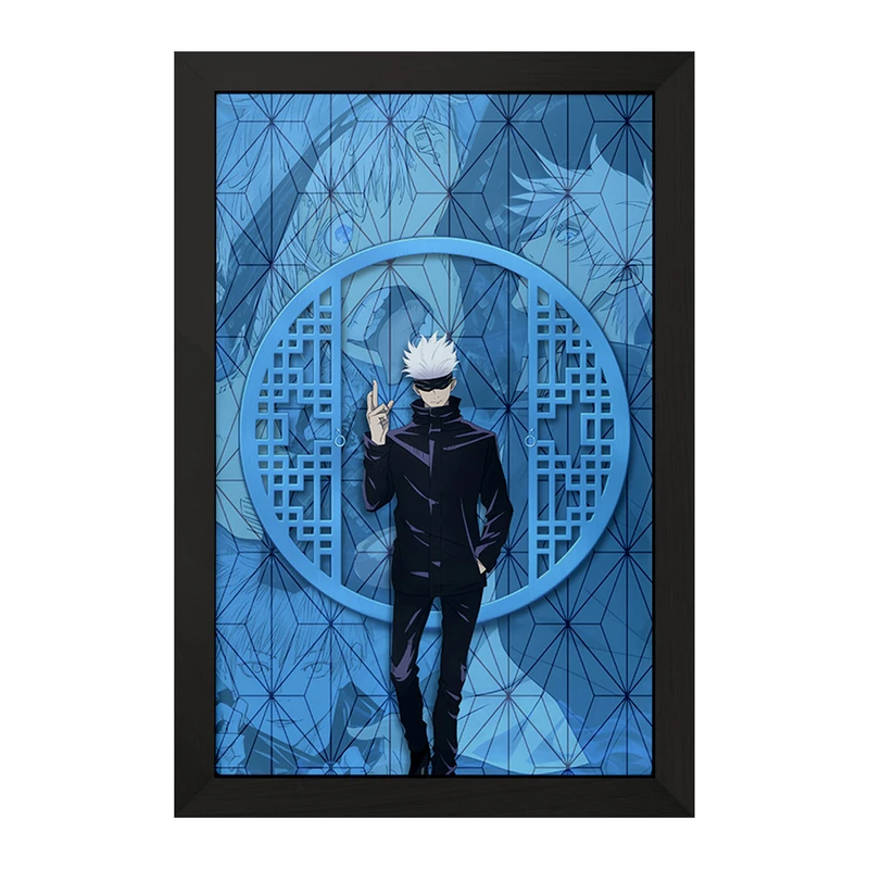 تابلو خندالو مدل انیمه جوجوتسو کایزن کد F795