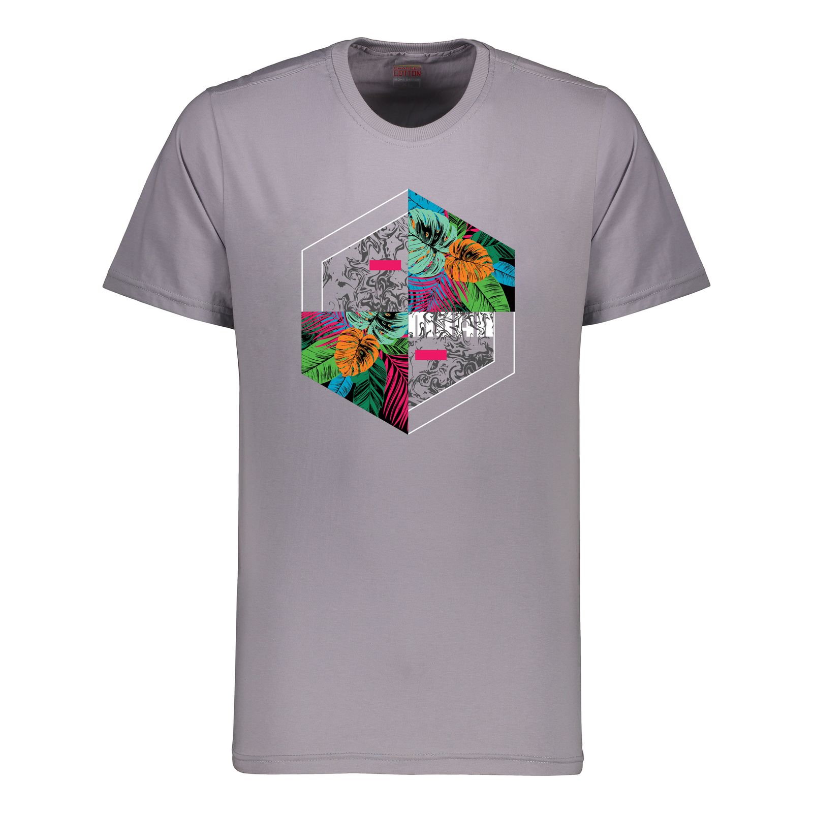 تی شرت آستین کوتاه مردانه موها فیتنس مدل FLOWER - TO -  - 2