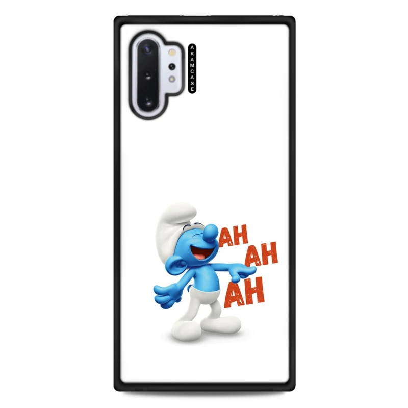 کاور آکام مدل AMC-WSGN10P-SMURFS-5 مناسب برای گوشی موبایل سامسونگ Galaxy Note 10 Plus
