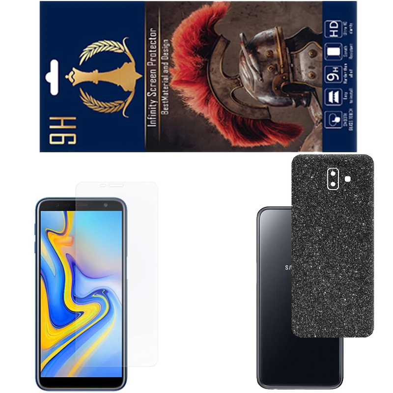 محافظ صفحه نمایش اینفینیتی مدل PRO مناسب برای گوشی موبایل سامسونگ GALAXY J6 PLUS به همراه برچسب پوششی