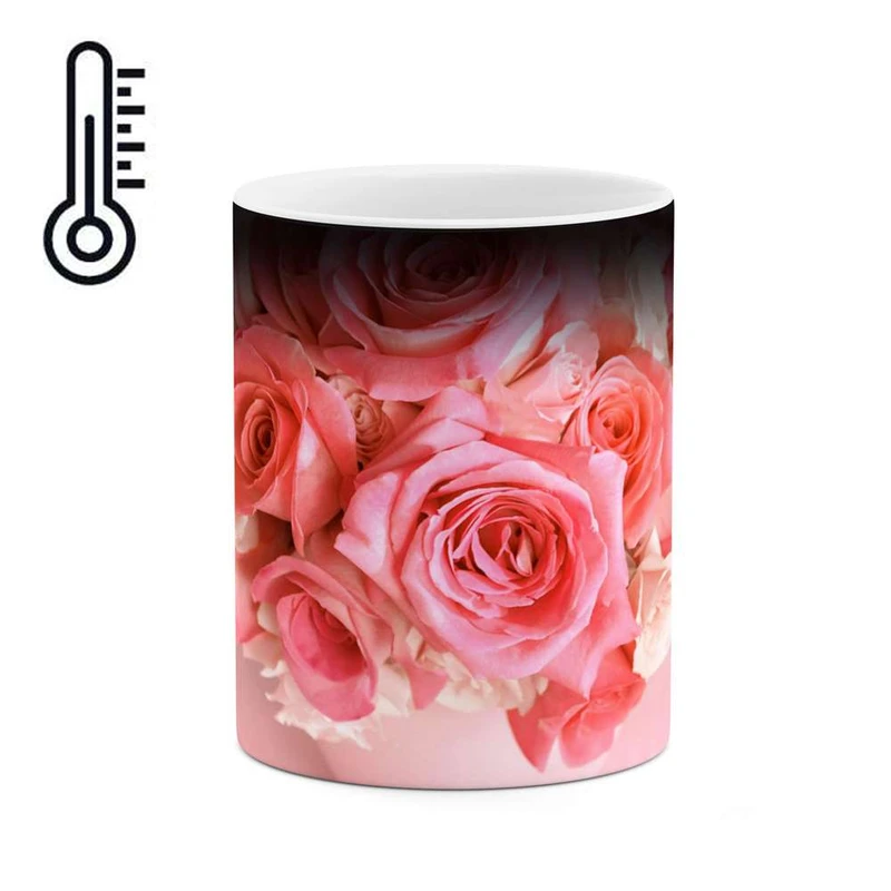 ماگ حرارتی کاکتی مدل گل رز کد mgh12022