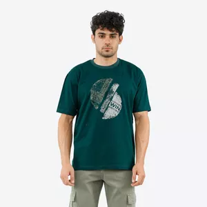 تی شرت آستین کوتاه مردانه پاتن جامه مدل  331621020005999 رنگ سبز