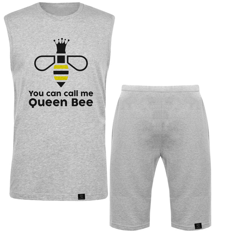 ست تاپ و شلوارک مردانه 27 مدل Queen Bee کد MH1368