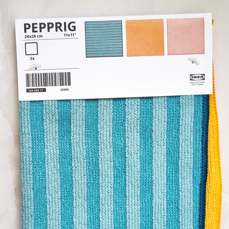 دستمال آشپزخانه ایکیا مدل PEPPRIG بسته 3 عددی دستمال آشپزخانه ایکیا مدل PEPPRIG بسته 3 عددی