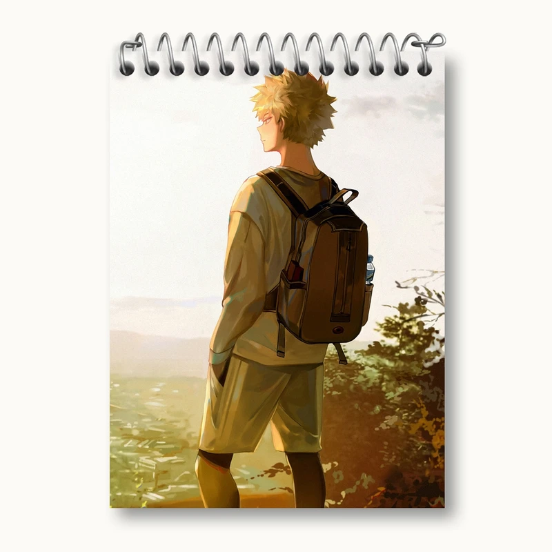 دفتر یادداشت 50 برگ خندالو مدل باکوگو کاتسوکی انیمه آکادمی قهرمان من کد 11564
