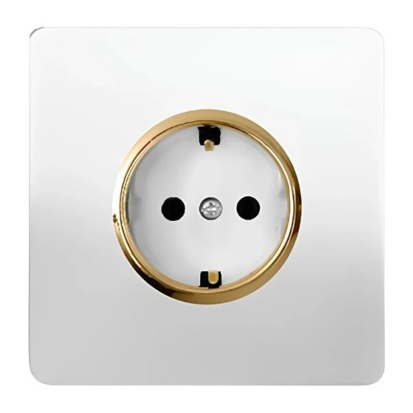 پریز توکار صنایع آسیا الکتریک مدل کریستال بسته 10 عددی