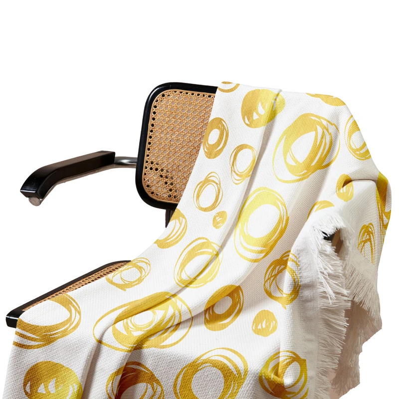 شال مبل طرح دوناتی کد Q2SH1045 سایز 98x180 سانتی متر