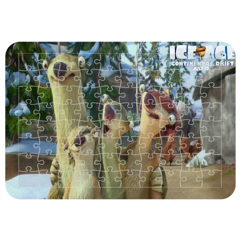 پازل 54 تکه مدل CHB1904 طرح انیمیشن عصر یخبندان