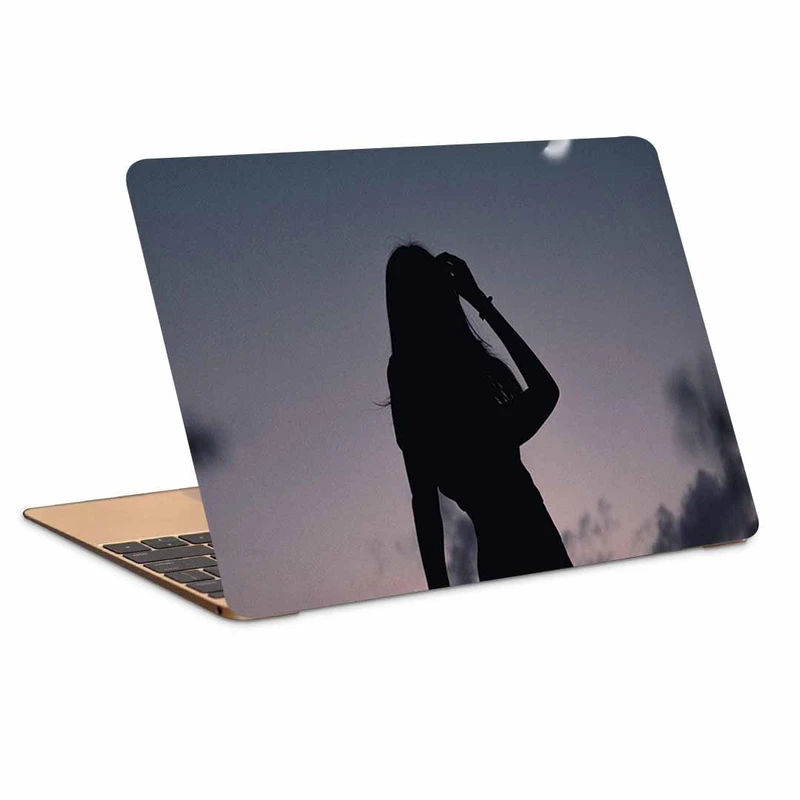 استیکر لپ تاپ طرح girl moonکد N-264مناسب برای لپ تاپ 15.6 اینچ