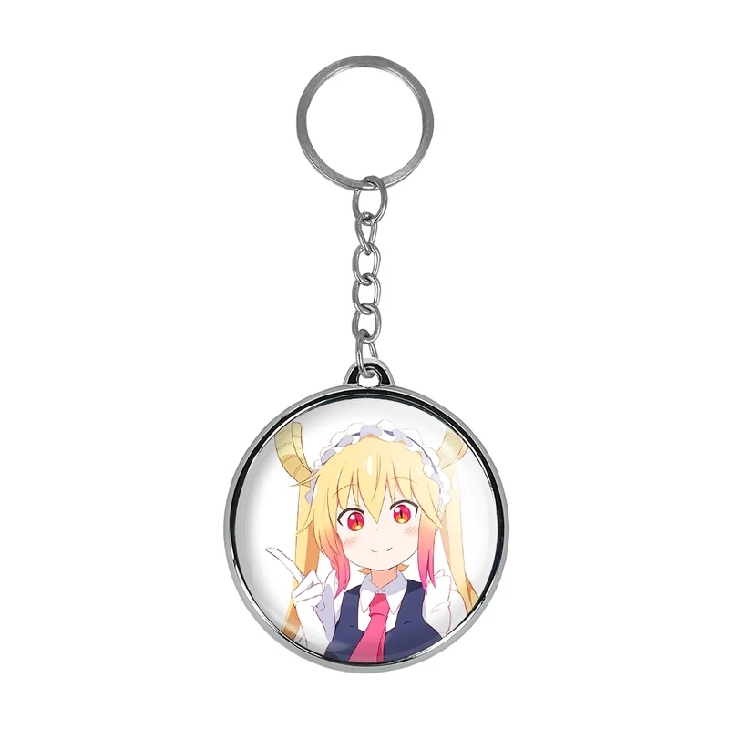 جاکلیدی خندالو طرح توهرو انیمه اژدهای خدمتکار کوبایاشی مدل دوطرفه کد 3633336334