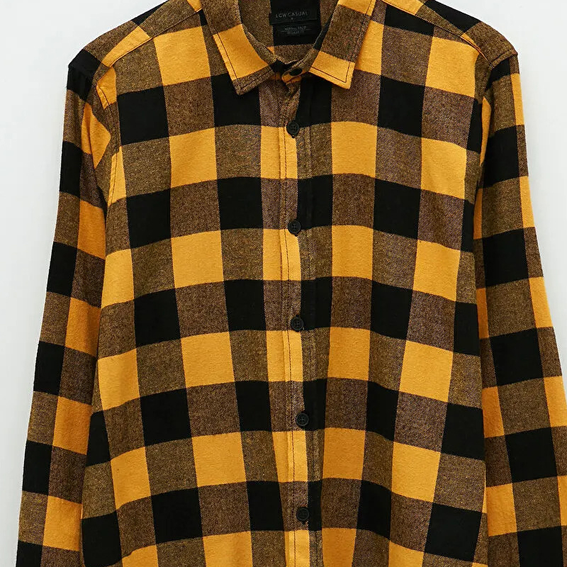 پیراهن آستین بلند مردانه ال سی وایکیکی مدل رگولار فیت کد S2BT38Z8 -  - 4