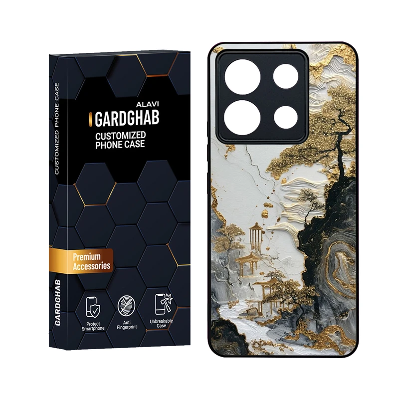 کاور گارد قاب علوی مدل Glass مناسب برای گوشی موبایل شیائومی Redmi Note 13 Pro 5G