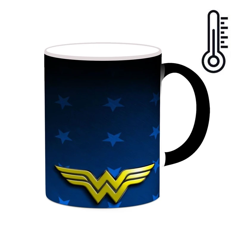 ماگ حرارتی کاکتی مدل واندر وومن Wonder Woman کد mgh40349