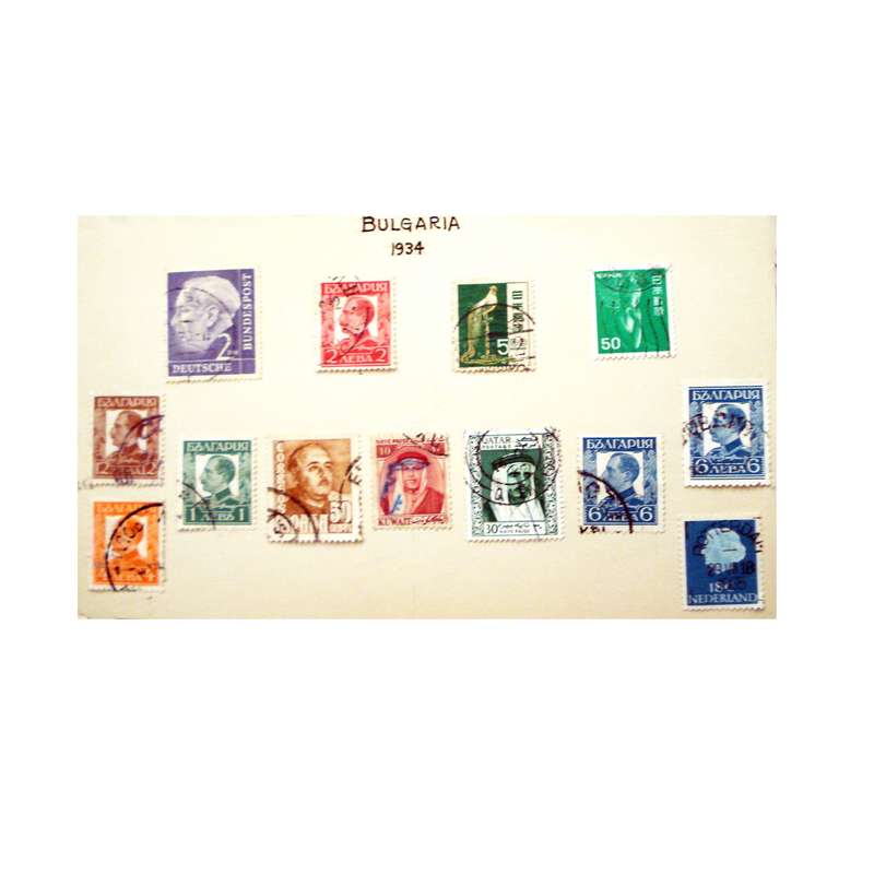 تمبر یادگاری مدل مشاهیر بلغارستان کد DS1979 مجموعه 13 عددی