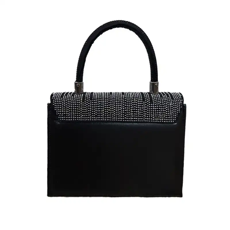 کیف مجلسی زنانه مدل تک دسته نگین کریستال