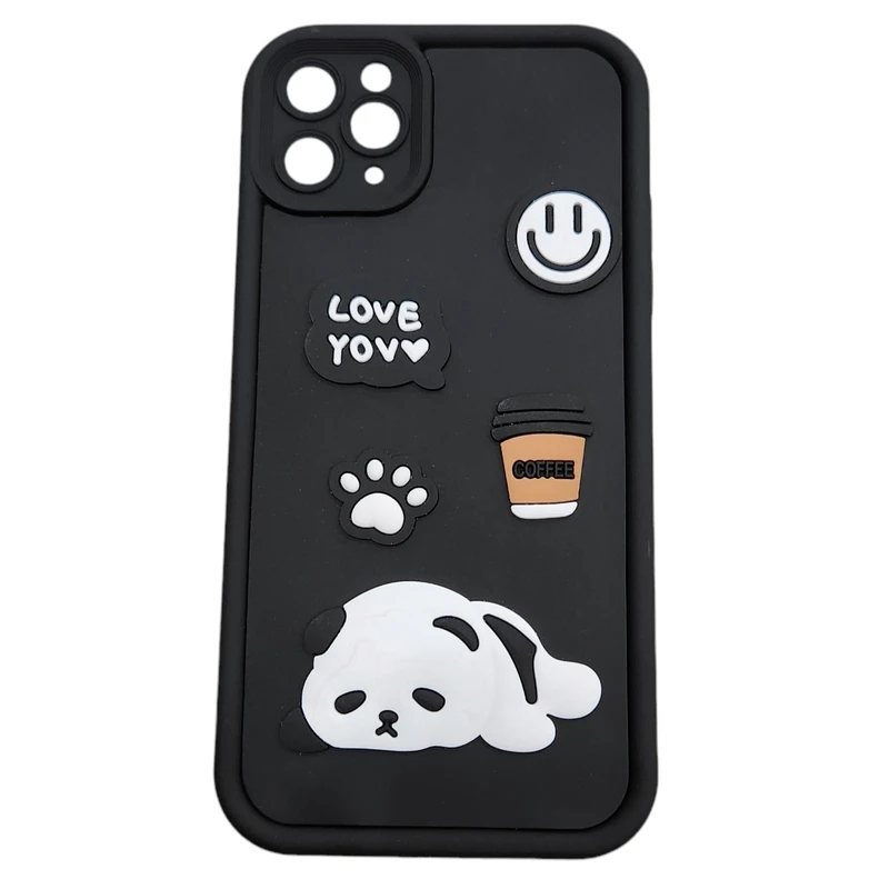 کاور مدل سولید solid طرح پاندا مناسب برای گوشی موبایل اپل iphone 11 Pro Max 