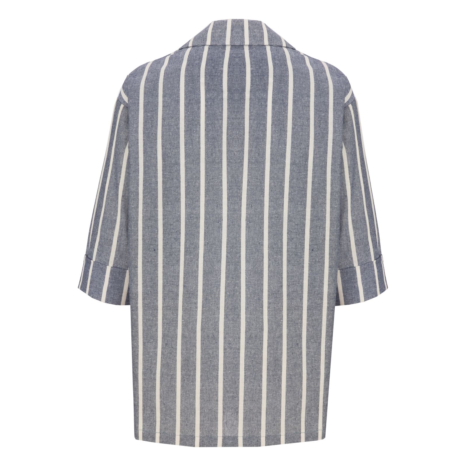 مانتو کتی زنانه سرژه مدل راه راه کد 216605 - - 3