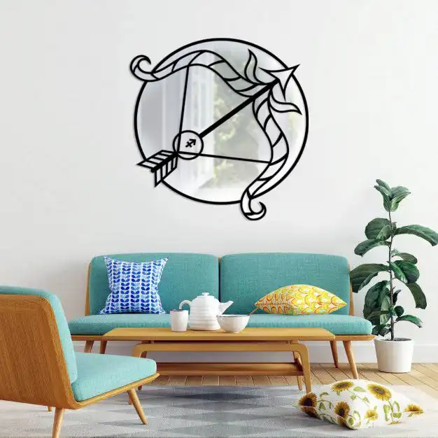 آینه پلکسی گلس طرح ماه آذر