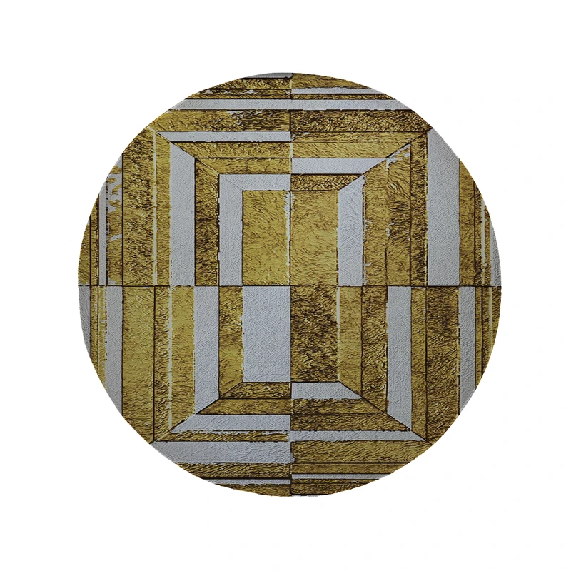 پادری مدل دایره طرح کلاسیک کد 8902 سایز 90 × 90 سانتی متر 