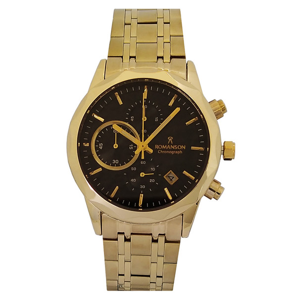 ساعت مچی عقربه‌ای کوارتز مردانه رومانسون مدل  بند فلزی کرنوگراف کد RM95