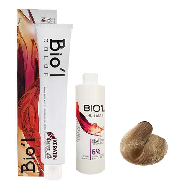 کیت رنگ مو بیول مدل GOLDEN شماره 10.32 حجم 100 میلی لیتر رنگ بلوند بژ پلاتینه  