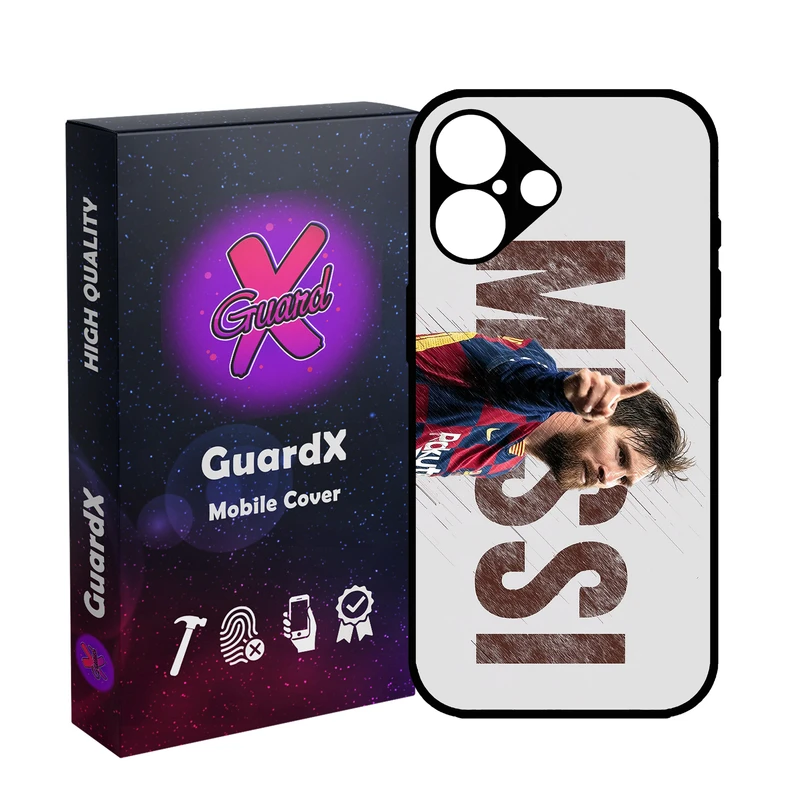 کاور گارد ایکس طرح Lionel Messi مدل 10957 مناسب برای گوشی موبایل اپل iPhone 16