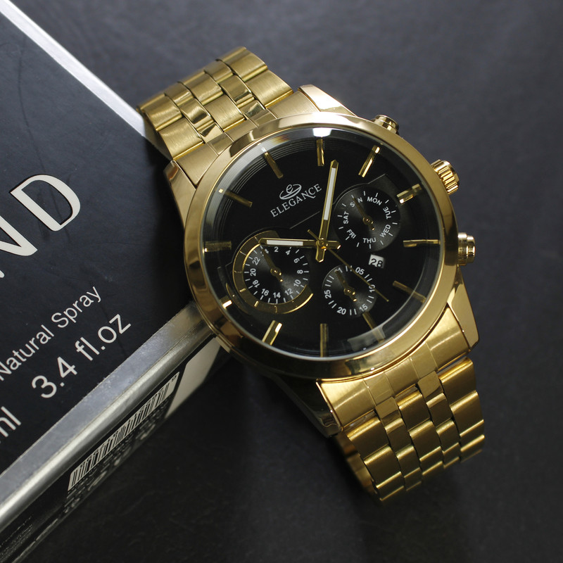 ساعت مچی عقربهای مردانه کوارتز الگنگس مدل EMT7000