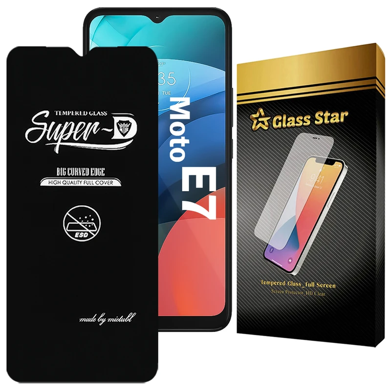 محافظ صفحه نمایش گلس استار مدل SUPERDNS مناسب برای گوشی موبایل موتورولا Moto E7