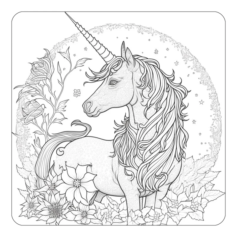 مگنت کاکتی طرح اسب تک شاخ و یونیکورن مدل mp30336