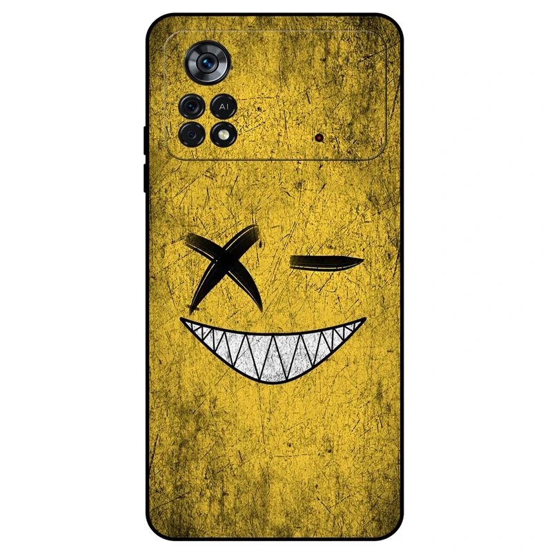 کاور مگافون طرح خنده مدل 8069 مناسب برای گوشی موبایل شیائومی Poco X4 Pro 5G