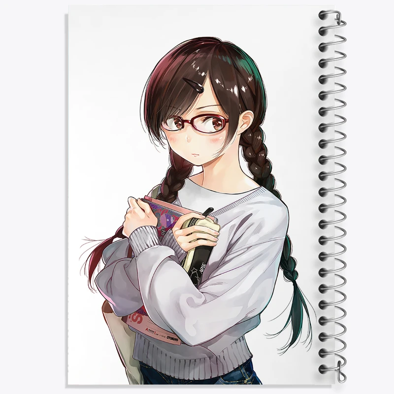 دفتر لیست خرید 50 برگ خندالو طرح چیزورو انیمه کانوجو اوکاری کد 34825