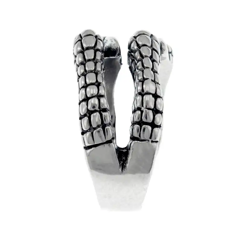 انگشتر مردانه برانت طرح چنگال تیز