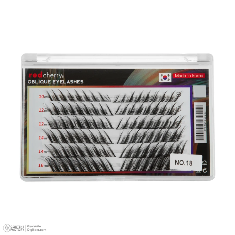 عکس شماره 4 : مژه مصنوعی رد چری مدل پالتی مسکو میکس