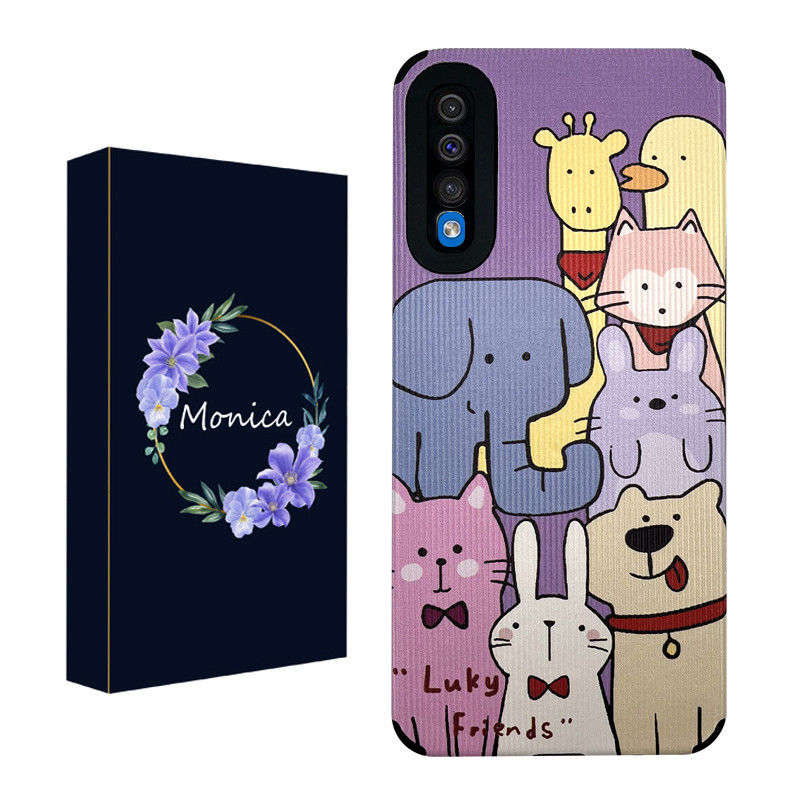 کاور مونیکا مدل کبریتی طرح حیوانات مناسب برای گوشی موبایل سامسونگ Galaxy A30S / A50 / A50S